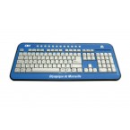 CLAVIER OM BLEU